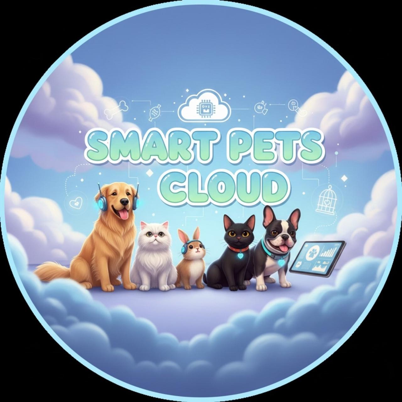 Smart Pets Cloud Logo - Premium Pet Care Platform